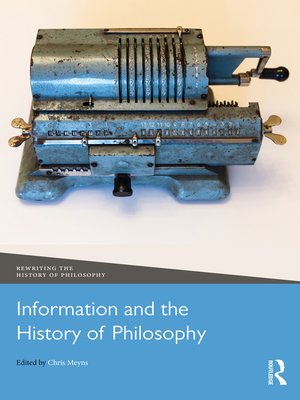 cover image of Information and the History of Philosophy